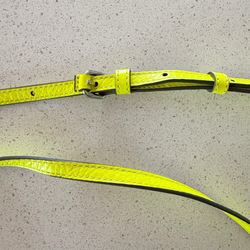 Marc Jacobs Women's Top Schooly Jax Mini‎ Bag Safety Yellow - Picture 11 of 11